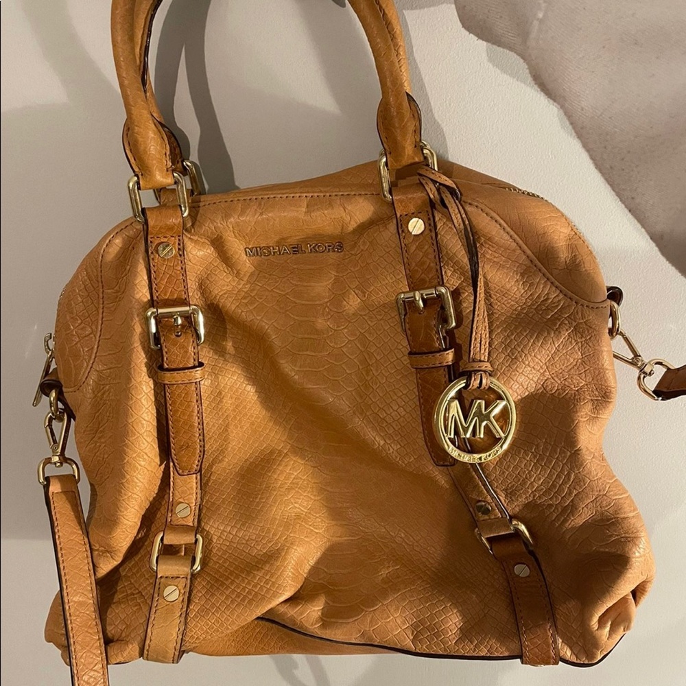 Michael Kors bowling ball style handbag